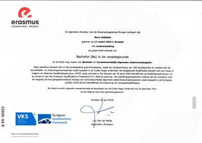 Diplôme infirmière.
